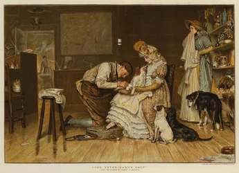 Der Laden des Tierarztes